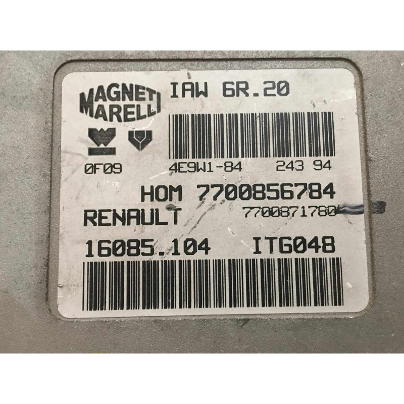 ECU MAGNETI MARELLI IAW 6R 20 16085 104 RENAULT TWINGO I 1 2i 55CV