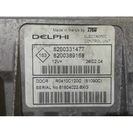 Engine Ecu Delphi Ddcr R C C Renault