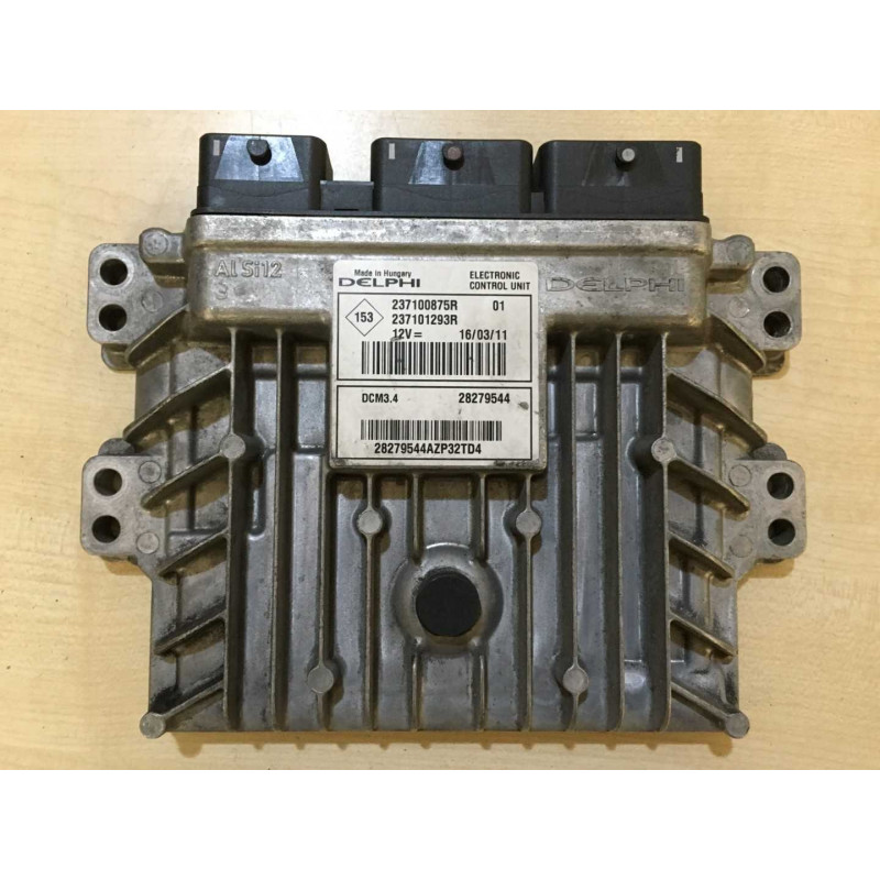 ECU MOTOR DELPHI DCM3 4 28279544 RENAULT 237100875R 237101293R