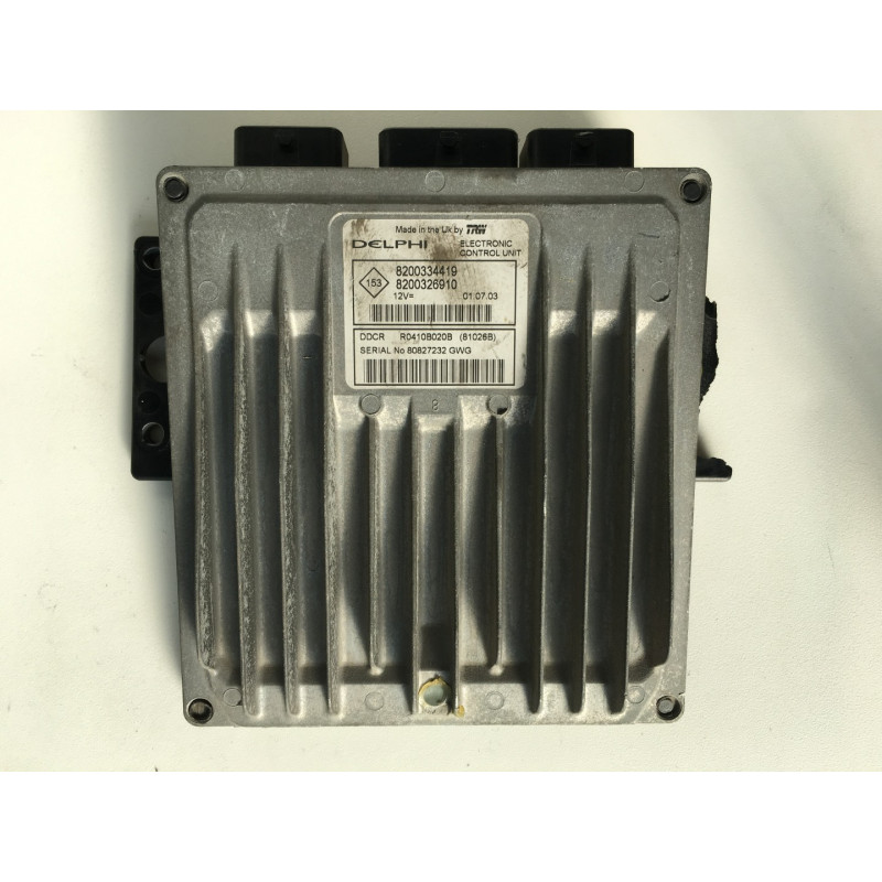 ENGINE ECU DELPHI DDCR R0410B020B RENAULT 8200334419 8200326910