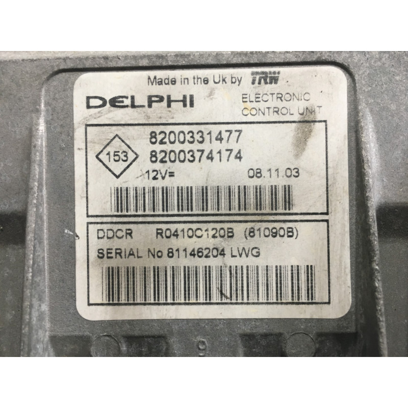 Engine Ecu Delphi Ddcr R C B Renault