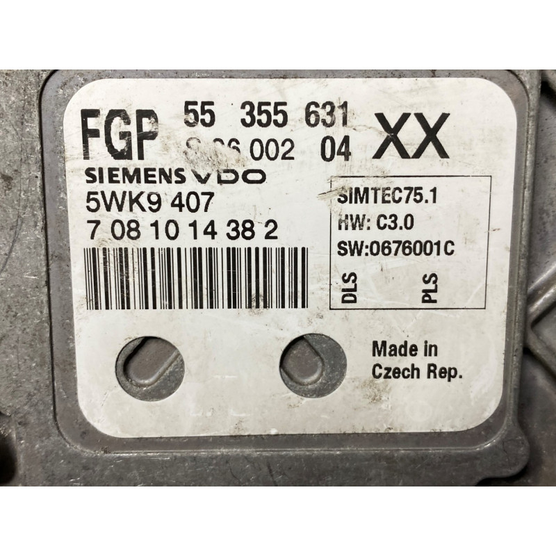 Engine Ecu Siemens Vdo Simtec Wk Opel