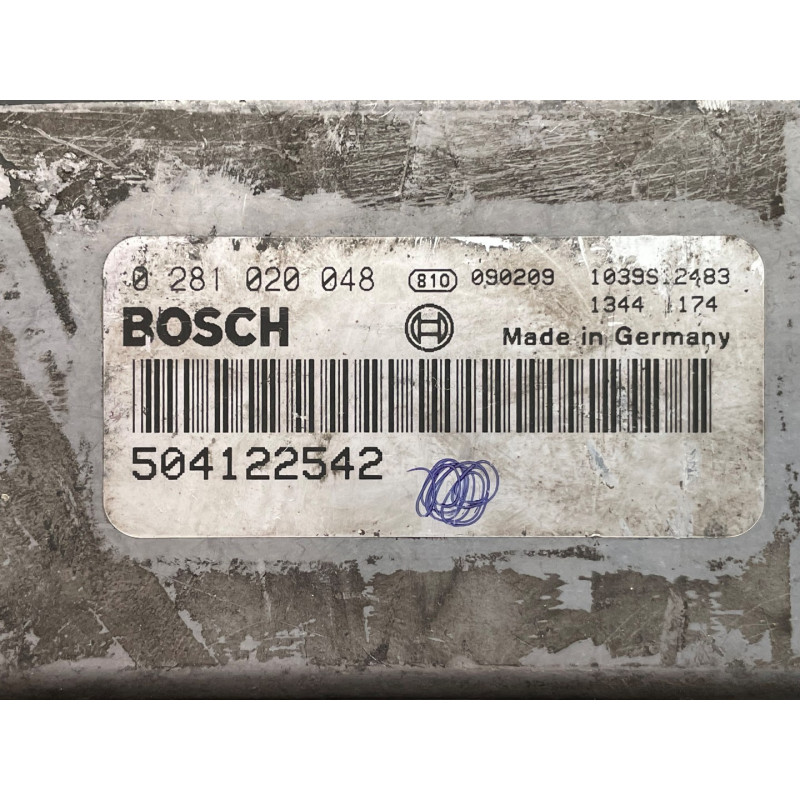 ECU MOTOR BOSCH EDC7UC31 12 10 0281020048 IVECO 504122542