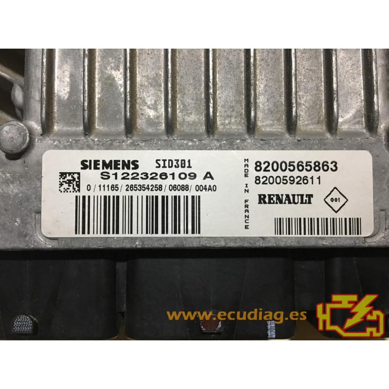 Ecu Siemens Sid S A Renault Scenic Ii Dci Cv