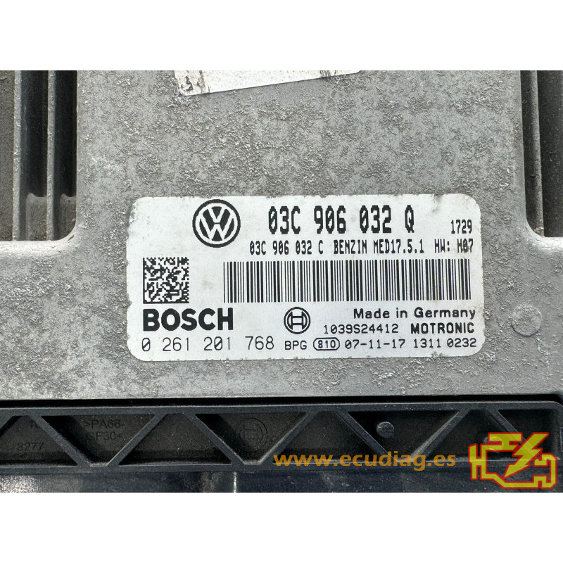 Ecu Motor Bosch Med Volkswagen Golf V K Tsi